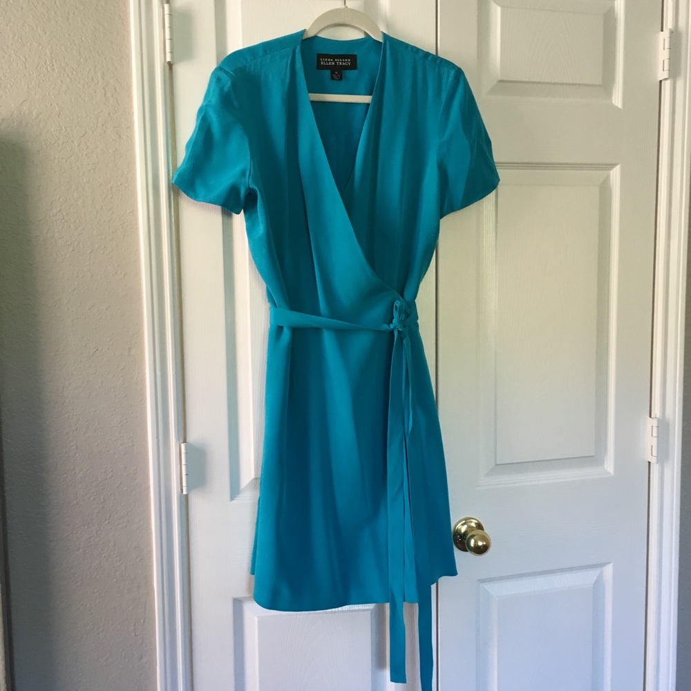 Linda Allard wrap dress 12